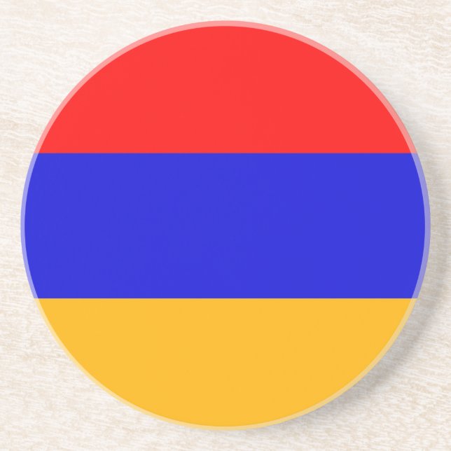 Untersetzer mit der Flagge Armeniens (Vorne)