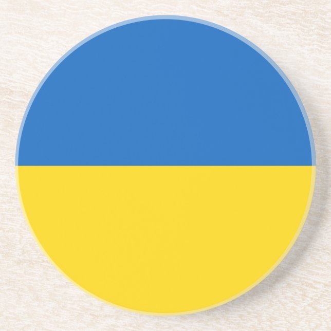 Untersetzer mit der Flagge der Ukraine (Vorne)