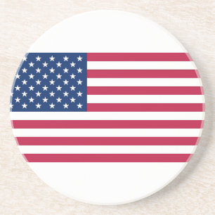 Untersetzer mit der Flagge der USA