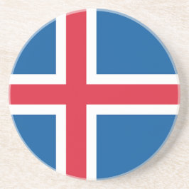 Untersetzer mit der Flagge Islands