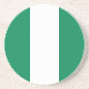 Untersetzer mit der Flagge Nigerias
