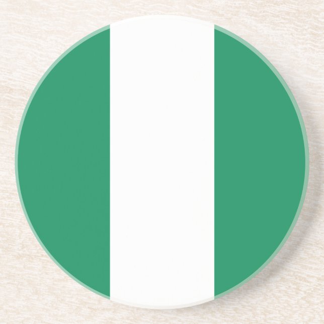 Untersetzer mit der Flagge Nigerias (Vorne)