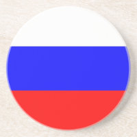 Untersetzer mit der Flagge Russlands