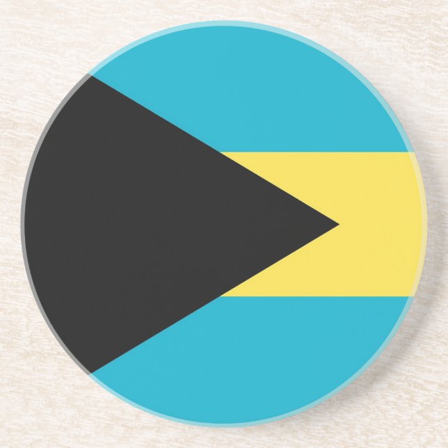 Untersetzer mit Flagge Bahamas (Vorne)