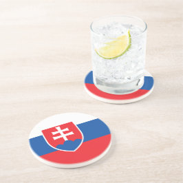 Untersetzer mit Flagge der Slowakei