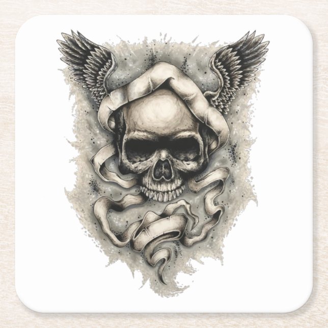 Untersetzer mit "Flügel der Bestimmung" (Vorderseite)