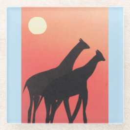 Untersetzer mit Giraffe