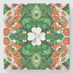 Untersetzer mit irischen Farben