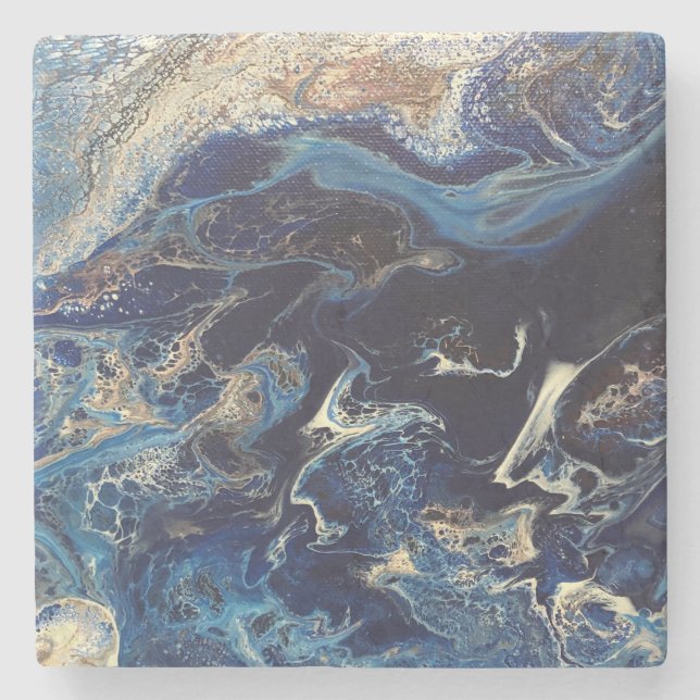 Untersetzer mit Johnson Abstrakt Artwork (Vorderseite)