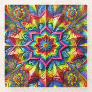 Untersetzer mit LGBTQ-Farben