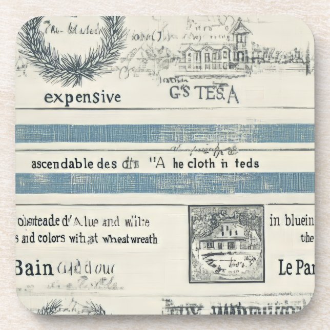 Untersetzer mit Meeresgedanken (Vorderseite)