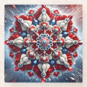 Untersetzer mit norwegischen Farben