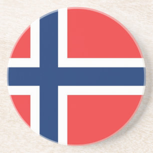 Untersetzer mit norwegischer Flagge