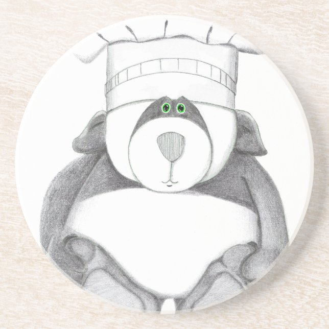 Untersetzer mit Panda-Bärenbild (Vorne)