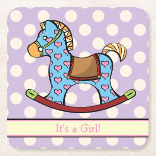 Untersetzer mit Rocking Horses