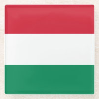 Untersetzer mit ungarischer Flagge
