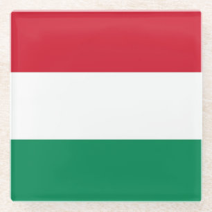 Untersetzer mit ungarischer Flagge