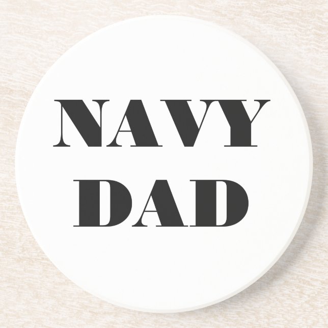 Untersetzer Navy Vater (Vorne)