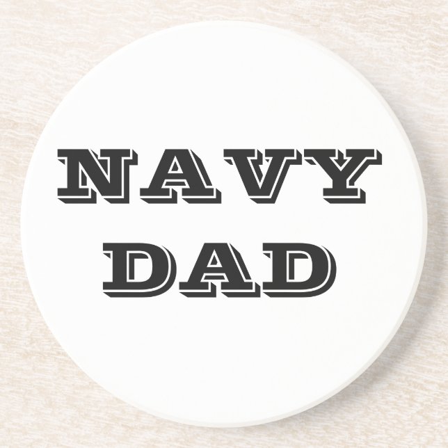 Untersetzer Navy Vater (Vorne)
