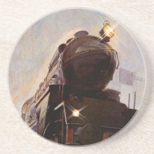 Untersetzer-nebelhaftes Abends-Zug-Eisen-Pferd Untersetzer