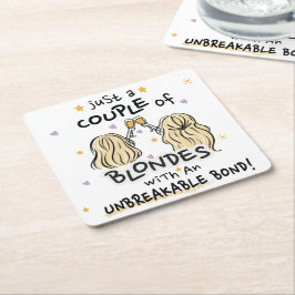 Untersetzer "Nur ein paar Blondinen"
