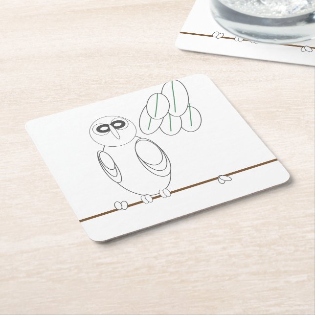 Untersetzer Papier - Schale in Baumstruktur zu Far (angewinkelt)