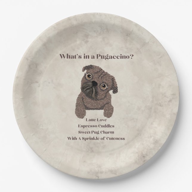 Untersetzer Pappteller (Vorderseite)