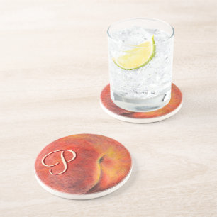 Untersetzer Peach Round Stone