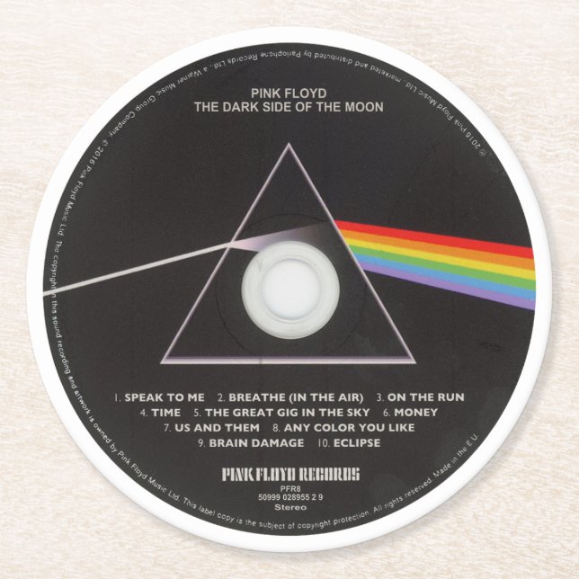 Untersetzer - Pink Floyd Dark Side (Vorderseite)