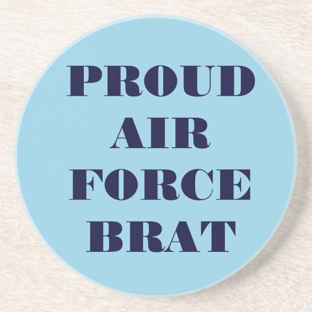 Untersetzer Proud Air Force Brat (Vorne)