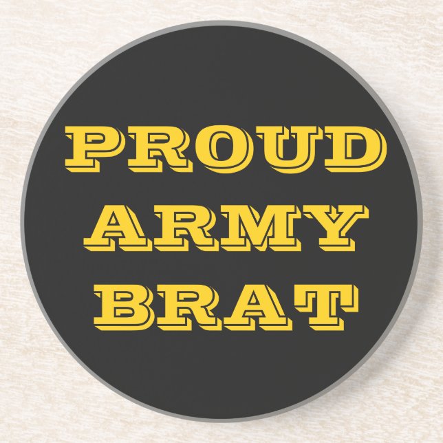 Untersetzer Proud Army Brat (Vorne)