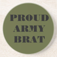 Untersetzer Proud Army Brat
