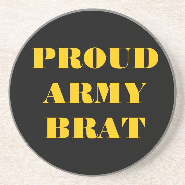 Untersetzer Proud Army Brat (Vorne)