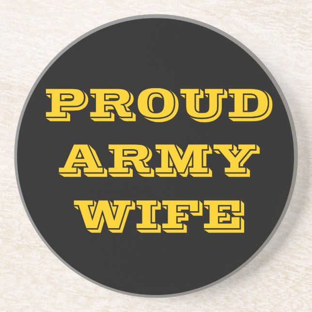 Untersetzer Proud Army Ehefrau (Vorne)