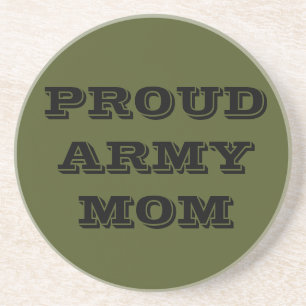 Untersetzer Proud Army Mama