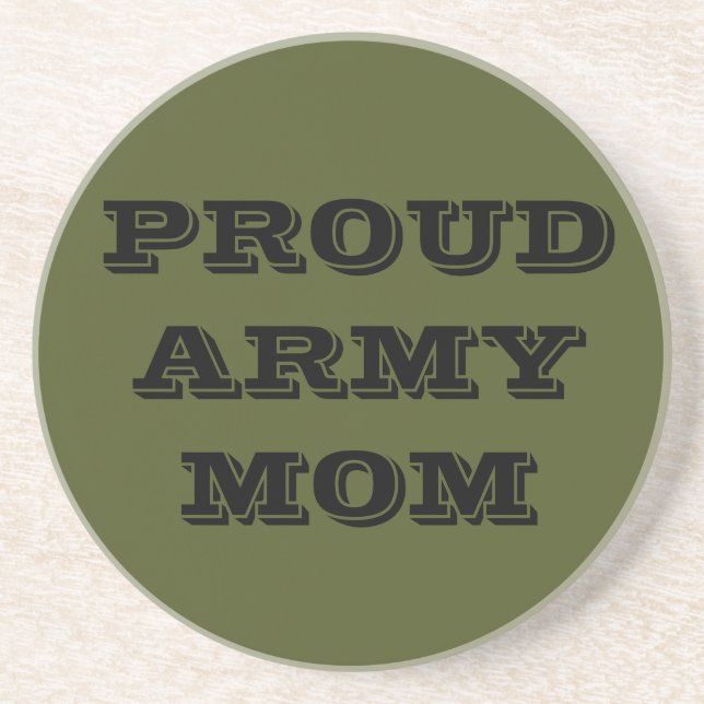 Untersetzer Proud Army Mama (Vorne)