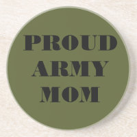 Untersetzer Proud Army Mama