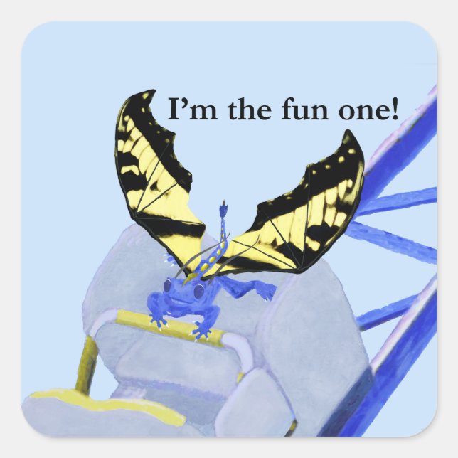 Untersetzer Quadratischer Aufkleber (Vorderseite)