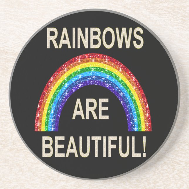 Untersetzer Rainbows sind sehenswert (Vorne)