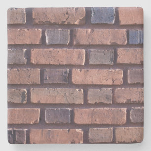 Untersetzer Red Brick Wall Square