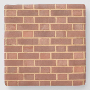Untersetzer Red Brick Wall Square