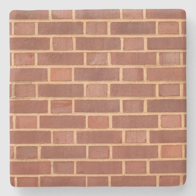 Untersetzer Red Brick Wall Square (Vorderseite)