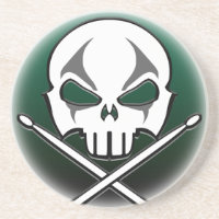 Untersetzer-Rock & Roll-Drummer-Untersetzer für Sc