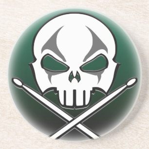 Untersetzer-Rock & Roll-Drummer-Untersetzer für Sc Getränkeuntersetzer