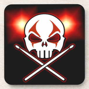 Untersetzer-Rock & Roll-Drummer-Untersetzer für Sc Untersetzer