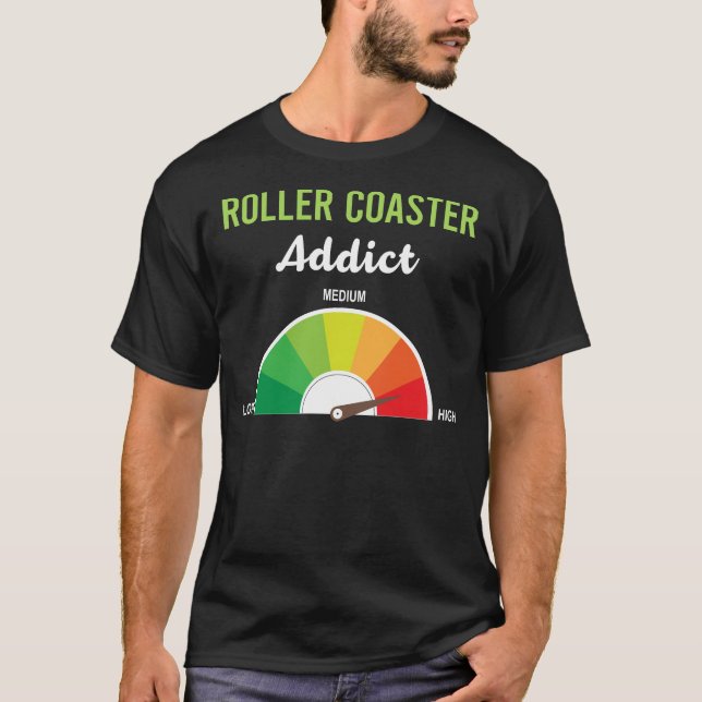 Untersetzer-Rollercoaster T-Shirt (Vorderseite)