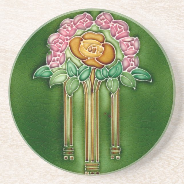 Untersetzer Sand stone Untersetzer Jugendstil (Vorne)