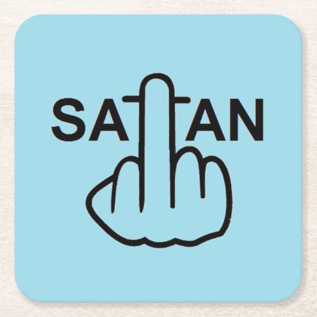 Untersetzer Satan Drehte (Vorderseite)