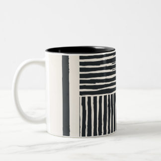 Untersetzer schwarz und weiß zweifarbige tasse