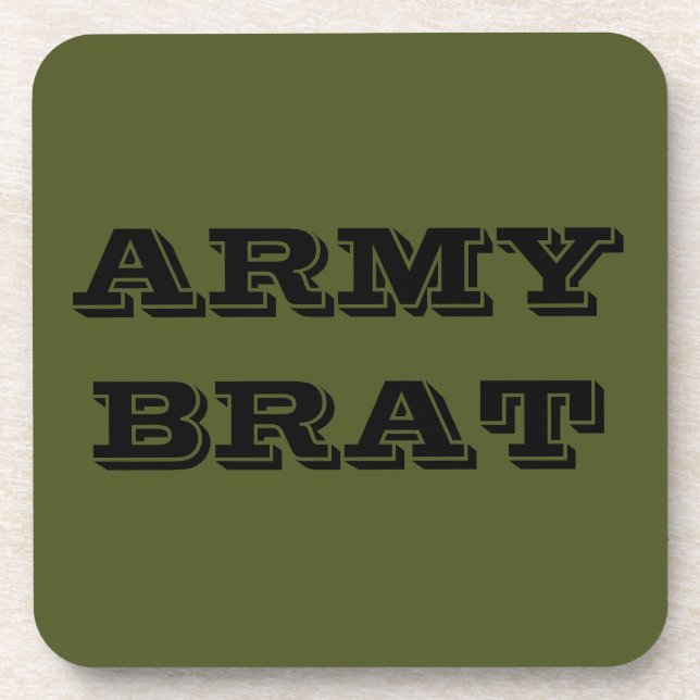 Untersetzer Set Army Brat (Vorderseite)